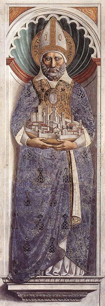 Benozzo di Lese di Sandro Gozzoli St Gimignano (on the pillar)